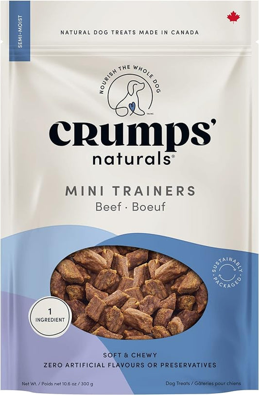 Crumps' Naturals Mt Mini Trainers Beef (Semi-Moist) (1 Pack)300g/10.6oz
