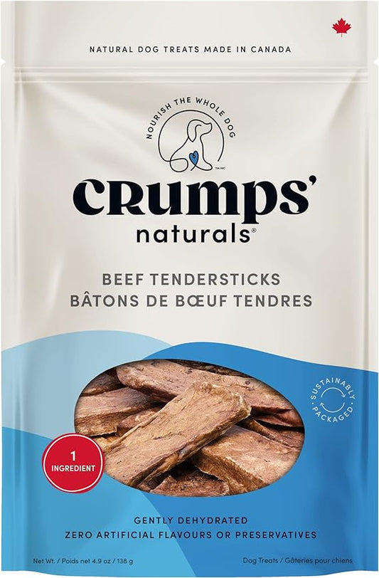 PRODUCT MAY VARY Crumps' Naturals Beef Tender Sticks for Pets, 4.9 Oz/138G