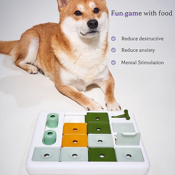 Barkwhiz Dog Treat Feeder Toy,Interactive Dog Toys Various Levels of Play, Slow Feeder for Dogs Mental Stimulation, Puzzle for Dog, Dog Toys for Large Medium Small Dogs