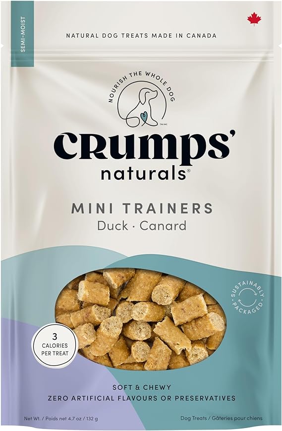 Crumps Naturals Mini Trainers Duck (semi-Moist) 4.7oz