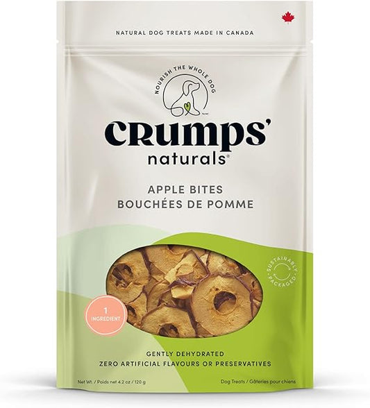 PRODUCT MAY VARY Crumps' Naturals Apple Bites 120g/4.2oz